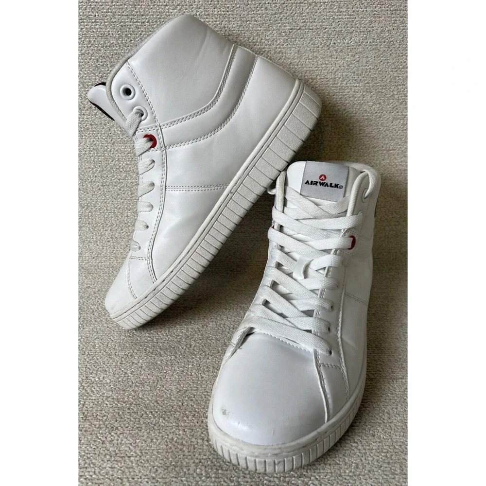 Airwalk Tennis Shoes Men White Masike Skate‎ Board Sneaker Size 8.5